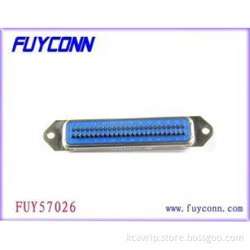 Solder Contacts Easy Male 50 Pin Centronics Connector With